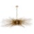 Kelly Wearstler for Visual Comfort Signature Strada Large Linear Chandelier in Gild For Sale