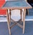 Mid 20th Century Vintage Adirondack Willow Twig Parcheesi Game Table With Painted Board For Sale - Image 5 of 7