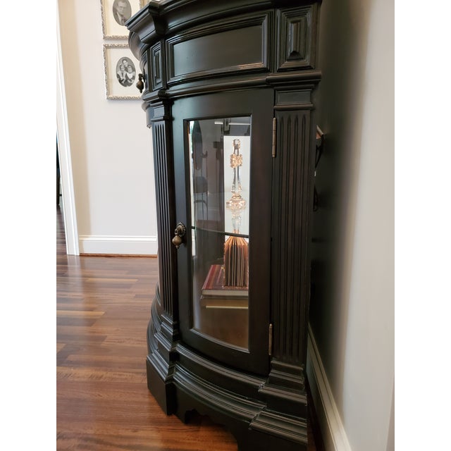 Pulaski Mirrored and Illuminated Solid Wood Curio Chairish