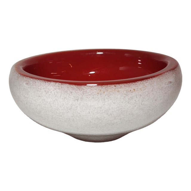 Glass Bowl. Italy, 1970s For Sale