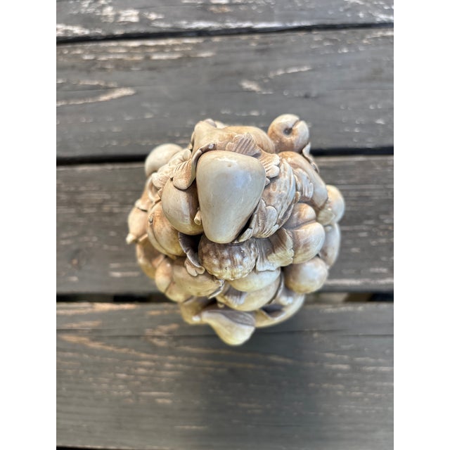 Italian Vintage Mid-Century Italian Creamware Fruit Topiary *Handcrafted in Italy For Sale - Image 3 of 9