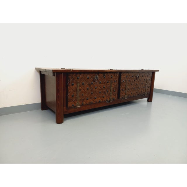 Mid-Century Modern Vintage Brutalist Sideboard by Georges Robert, 1960s For Sale - Image 3 of 18