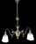 This chandelier with an elegant rosette design speaks for itself! It was originally a gas chandelier that we converted to...