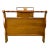 Vintage Twin Size Tiger Oak Sleigh Bed For Sale