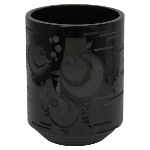 Art Deco Vase by André Delatte For Sale