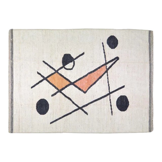 Moroccan Azilal Hand Knotted Wool Rug,9'X12' For Sale