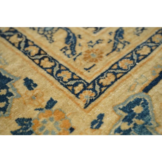 Textile Late 18th Century Antique Tabriz Rug 9'1'' x 11'10'' For Sale - Image 7 of 9