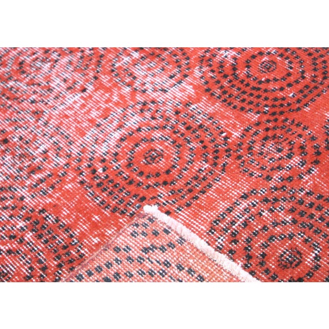 1960s Turkish Mid-Century-Modern Rug For Sale - Image 4 of 5
