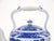 Ceramic Antique Oversized English Blue and White Porcelain Tea / Coffee Pot For Sale - Image 7 of 15