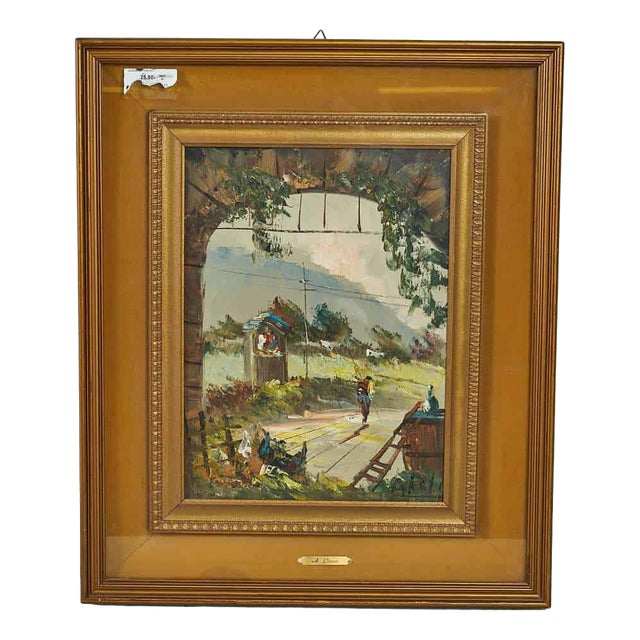 Aldo Pironti, Country House, Oil Painting For Sale