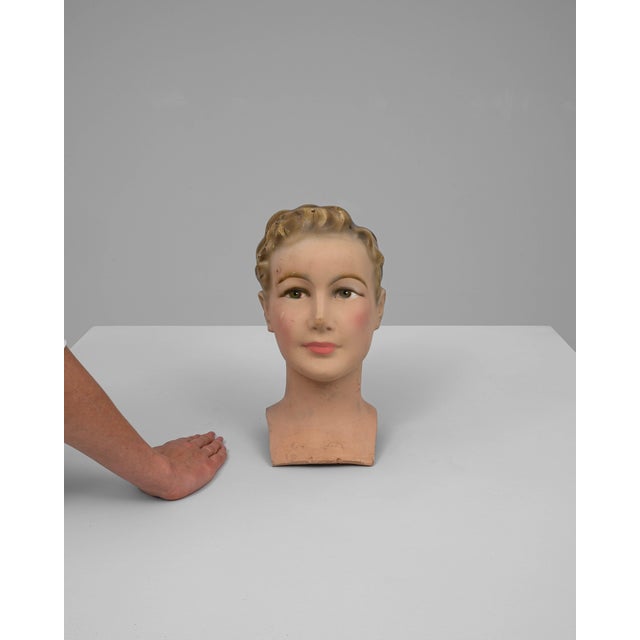 1920s French Plaster Bust For Sale - Image 17 of 18