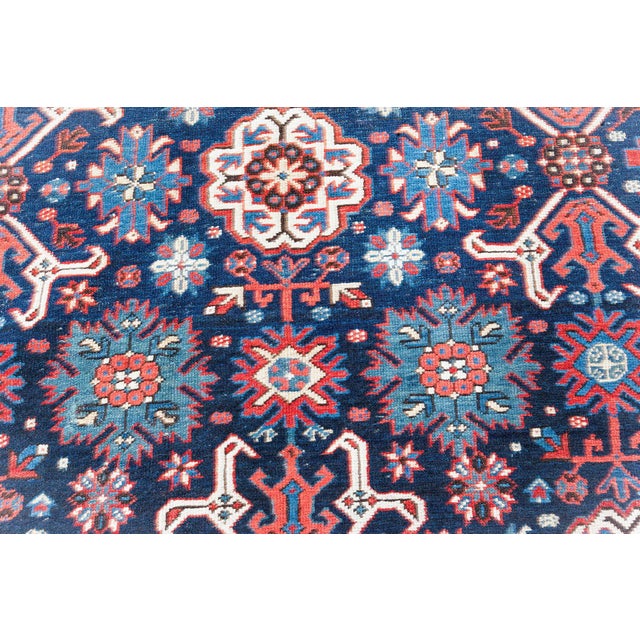 Antique Karabagh Rug  Vibrant Caucasian Charm For Sale In New York - Image 6 of 6