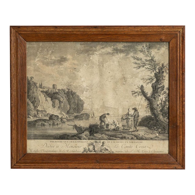19th Century France Sienna Wood Print For Sale