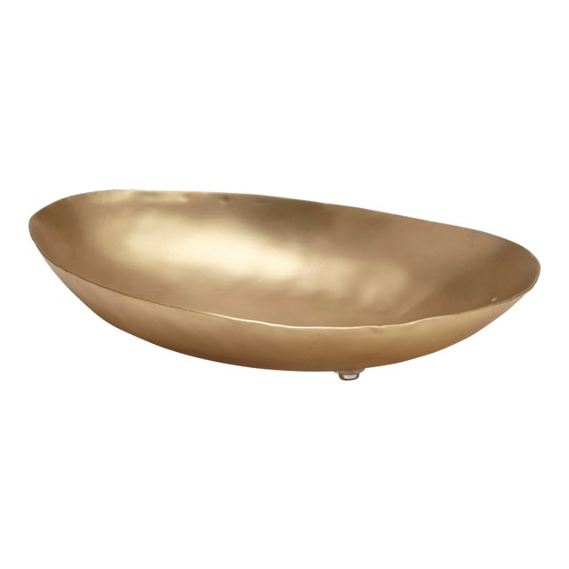 Nile Bath Accessories Soap Dish in Brass For Sale
