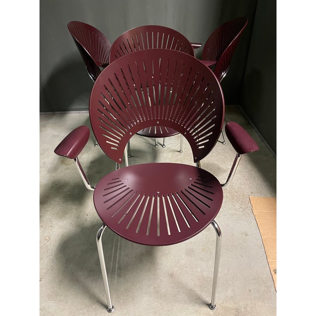 Trinidad Chairs by Nanna Ditzel for Fredericia Stolefabrik, 1990, Set of 4 For Sale - Image 4 of 9