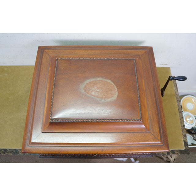 Antique Regina Double Comb 15.5" Music Box Player & 46 Records For Sale - Image 6 of 18
