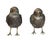 Italian Mid 20th Century Pair of Buccellati Sterling Silver Sparrow Figures For Sale - Image 3 of 8