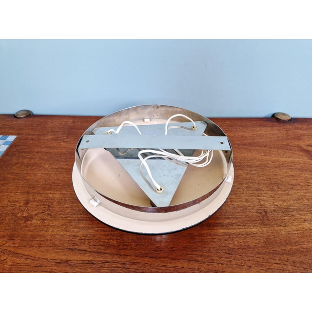Space Age Wall or Ceiling Light in Blue Mirrored Glass, 1970s For Sale - Image 13 of 14