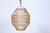 Wood Oval Mirror Set and Bamboo Chandelier attributed to Franco Albini, 1960s, Set of 2 For Sale - Image 7 of 18