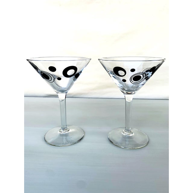 Vintage Martini Glasses With Pitcher Set of 9 Chairish