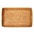 Artifacts Rattan Rectangular Ottoman Tray with High Handles in Honey Brown - 28" For Sale - Image 4 of 7