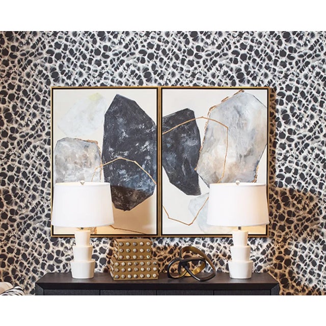 Contemporary Matthew Izzo Home Alba Brass and Resin Decorative Box - Size Large For Sale - Image 3 of 4