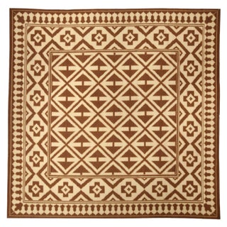 Contemporary Melograno Aubusson Design Handmade Wool Rug by Doris Leslie Blau For Sale