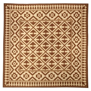 Contemporary Melograno Aubusson Design Handmade Wool Rug by Doris Leslie Blau