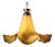 1950s Mid-Century Modern Seguso Murano Glass Bell Shaped Fixture For Sale