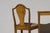 Wood Sheraton-Style Zebrawood and Burl Serpentine Edge Console Table With Matching Zebra Side Chair For Sale - Image 7 of 13