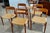 J.L. Møllers Møbelfabrik 1960s MCM Dining Chairs by Niels Otto Møller for j.l. Møllers Møbelfabrik — Set of 6 (4 Model 75 & 2 Model 84) For Sale - Image 4 of 17
