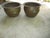 Traditional Vintage Large Hammered Brass With Foo Dog Handles Planter, A Pair For Sale - Image 3 of 10