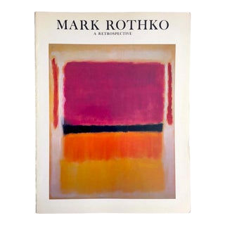 " Mark Rothko 1903 - 1970 : A Retrospective " Vintage 1978 1st Edtn Abstract Expressionist Lithograph Print Art Book For Sale