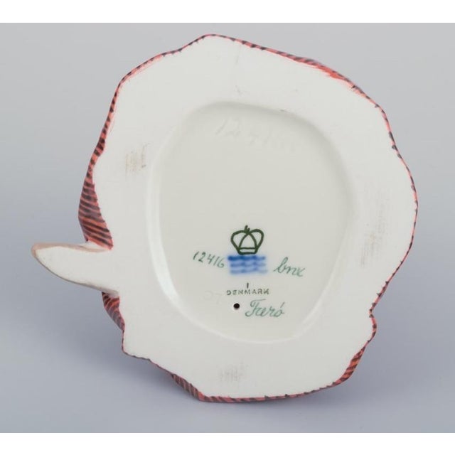 Green Two-Part Ceramic Vase in Chamotte Clay by Gunnar Nylund for Rörstrand, Sweden For Sale - Image 8 of 9