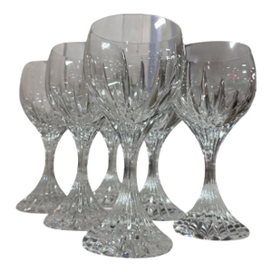 Vintage Baccarat "Masséna" Crystal Water Goblets - Set of 6