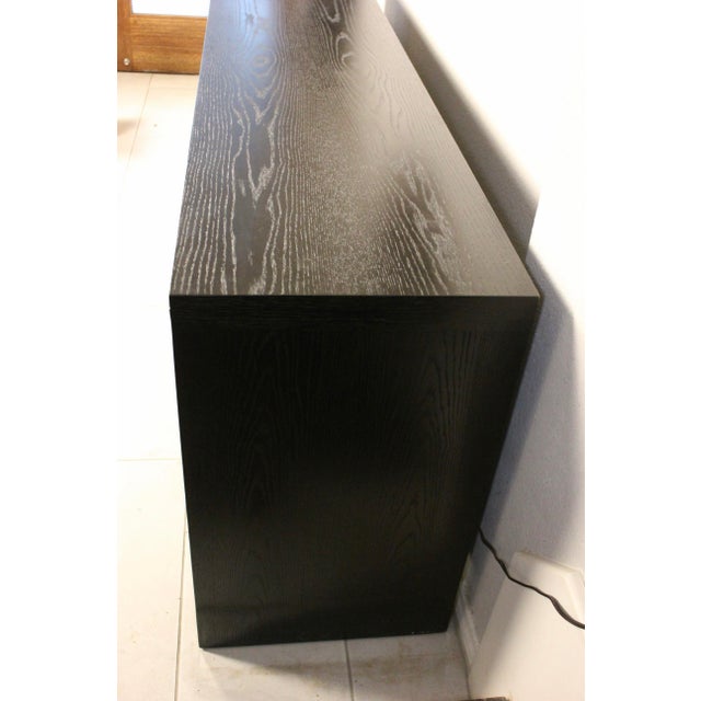 Contemporary Rh 80" Wyeth Carbonized Split Bamboo Sideboard: For Sale - Image 3 of 12