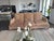 This is a Donghia Ogee sofa with a classic English look with Modernist style. The sofa has sloped arms, a serpentine...