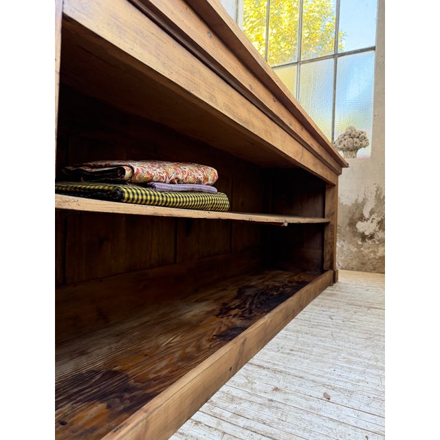 Vintage Pine Wood Trade Counter, 1950s For Sale - Image 10 of 18