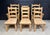 Bleached Oak Farmhouse Dining Chairs, 1940, Set of 6 For Sale - Image 12 of 12