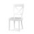French Provincial French Provincial Style White Painted Dining Chairs- Set of 2 For Sale - Image 3 of 6