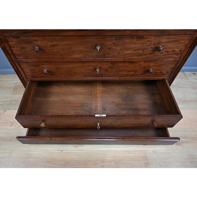 Late 19th Century Louis Philippe Mahogany Chest of Drawers For Sale - Image 14 of 18