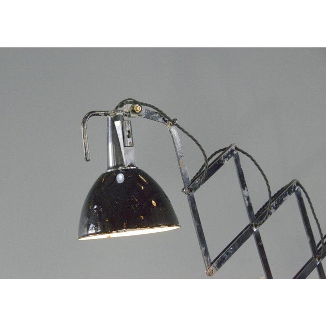 Large Scissor Lamp by Wilhelm Bader, 1920s For Sale - Image 11 of 14