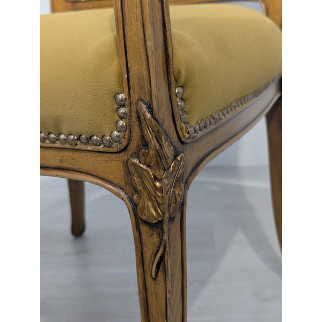 Art Nouveau Armchair Throne on Springs, 1890s For Sale - Image 17 of 18