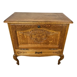 Vintage Louis XIV French Oak Sideboard For Sale