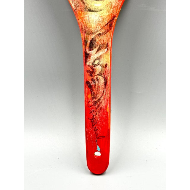Unique Hand-Painted Signed Gil Bruvel Paintbrush Sculpture - "Visionary Spirit" For Sale In Portland, ME - Image 6 of 8
