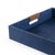 Regina Andrew Logia Square Tray Large in Indigo For Sale - Image 4 of 6