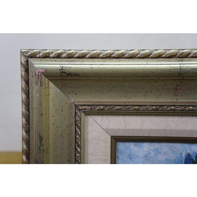 Late 20th Century 20th Century School Oil Painting "Bouquet De Fleurs" After Marc Chagall Framed For Sale - Image 5 of 12