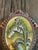 Metal Antque Cloisonné Jay Strongwater Style Hand Mirror With Partrot For Sale - Image 7 of 7