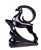 1980s 1980s Art Deco Black Ceramic Ram Sculpture For Sale - Image 5 of 7