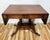 19th C English Regency Carved Brass Inlaid Rosewood Drop Leaf Sofa Table Desk For Sale - Image 11 of 18